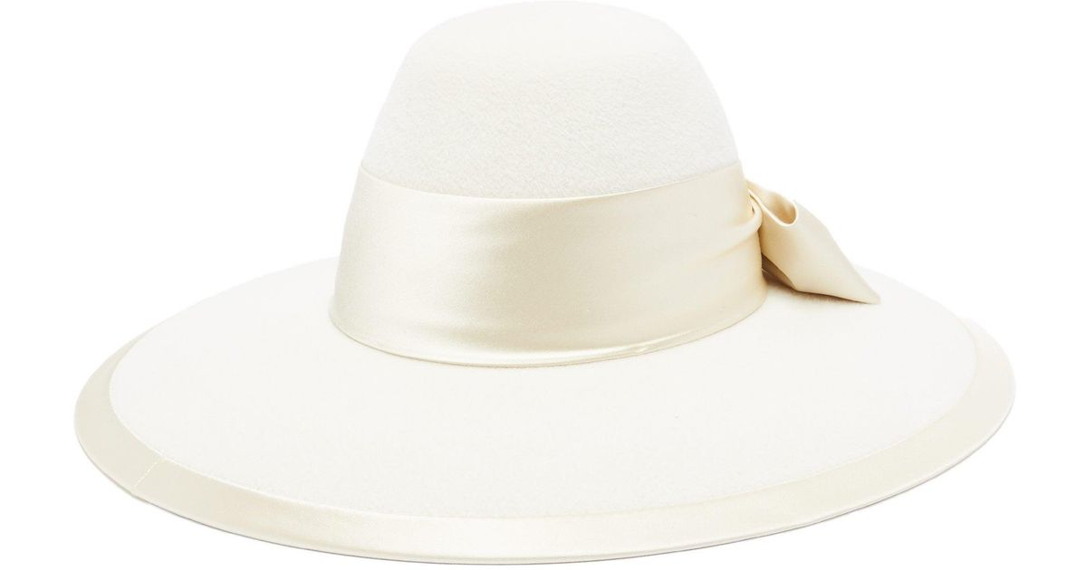 Gucci Aurora Rabbit-felt Fedora Hat in 