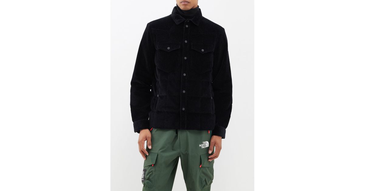 3 MONCLER GRENOBLE Gelt Cotton-blend Corduroy Quilted Down Jacket in Black  for Men