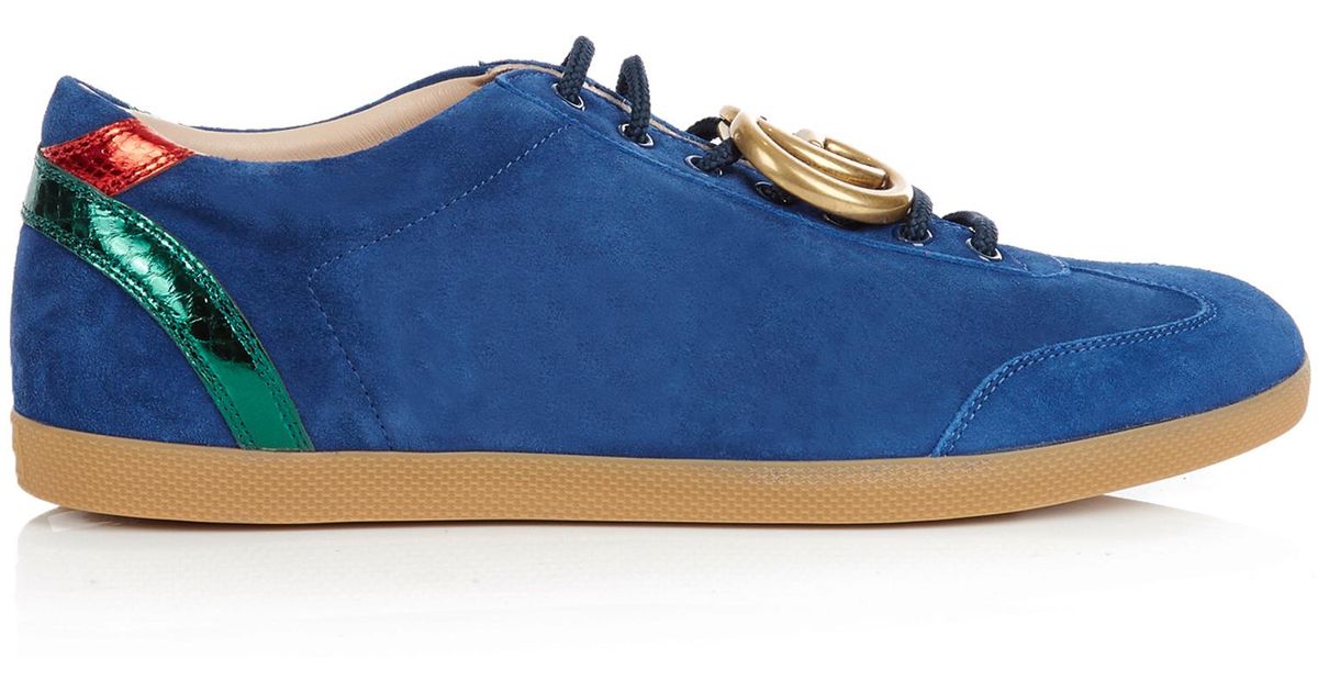 gucci blue trainers