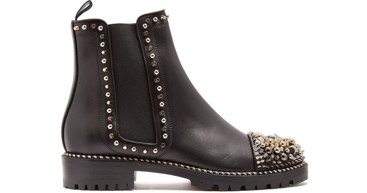 bottine louboutin clou