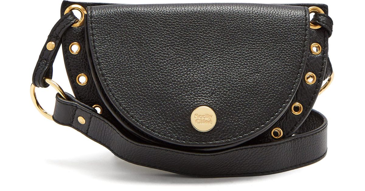 See By Chlo Kriss Grained Leather Belt Bag in Black Lyst Australia