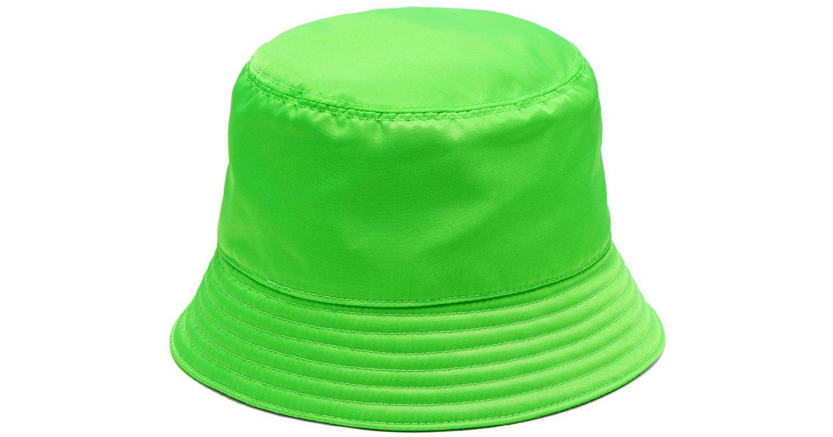 green prada bucket hat