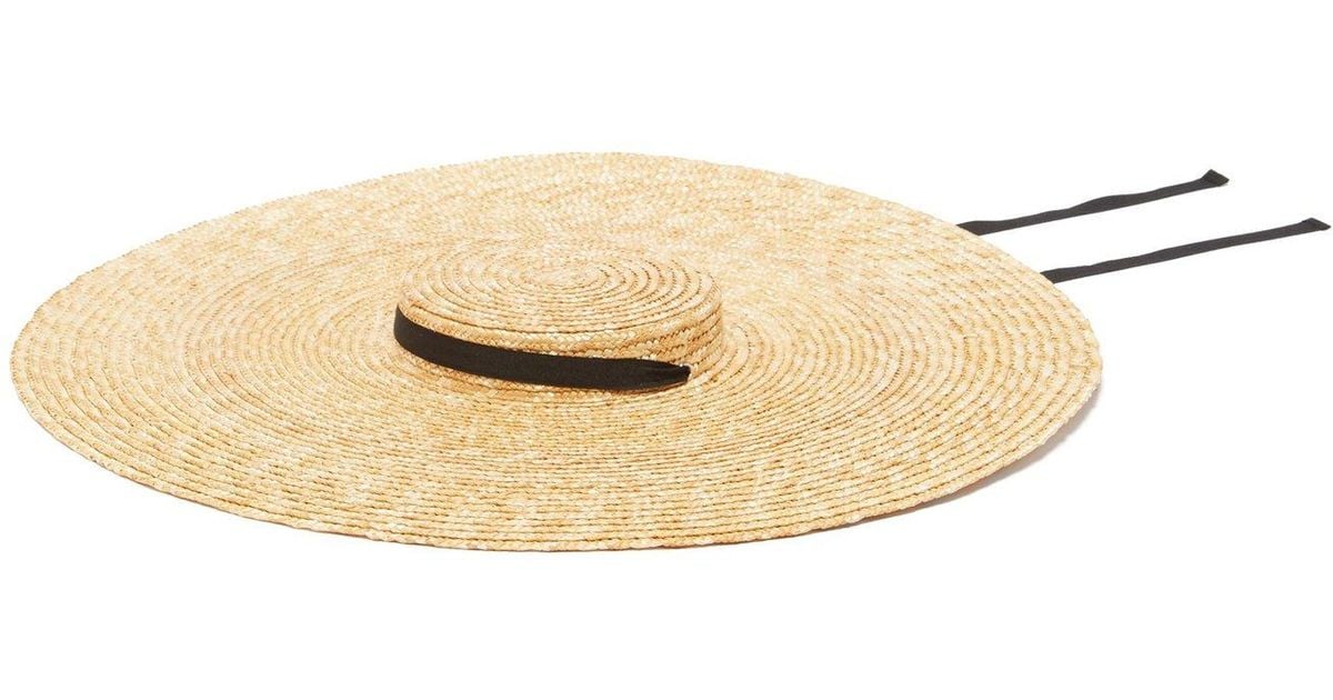 Jacquemus Santon Wide Brimmed Straw Hat in Natural Lyst