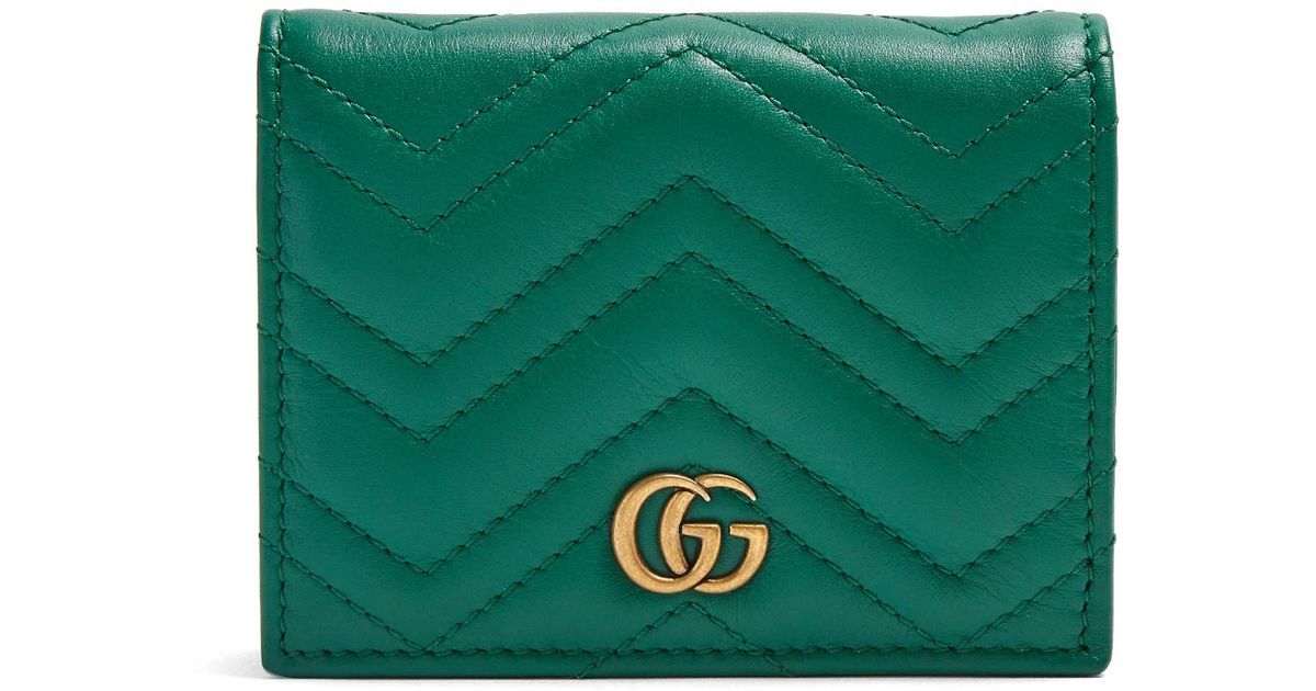 Gucci Gg Marmont Quilted-leather Wallet 