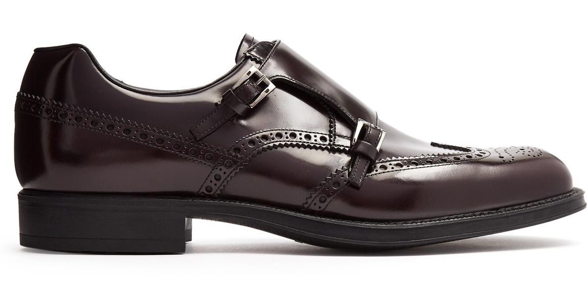 prada mens monk strap shoes
