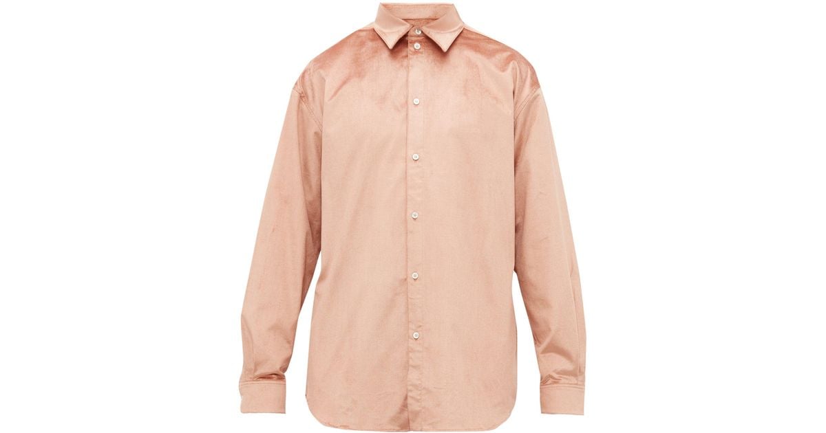Y. Project Velvet Shirt in Dusty Pink (Pink) for Men Lyst