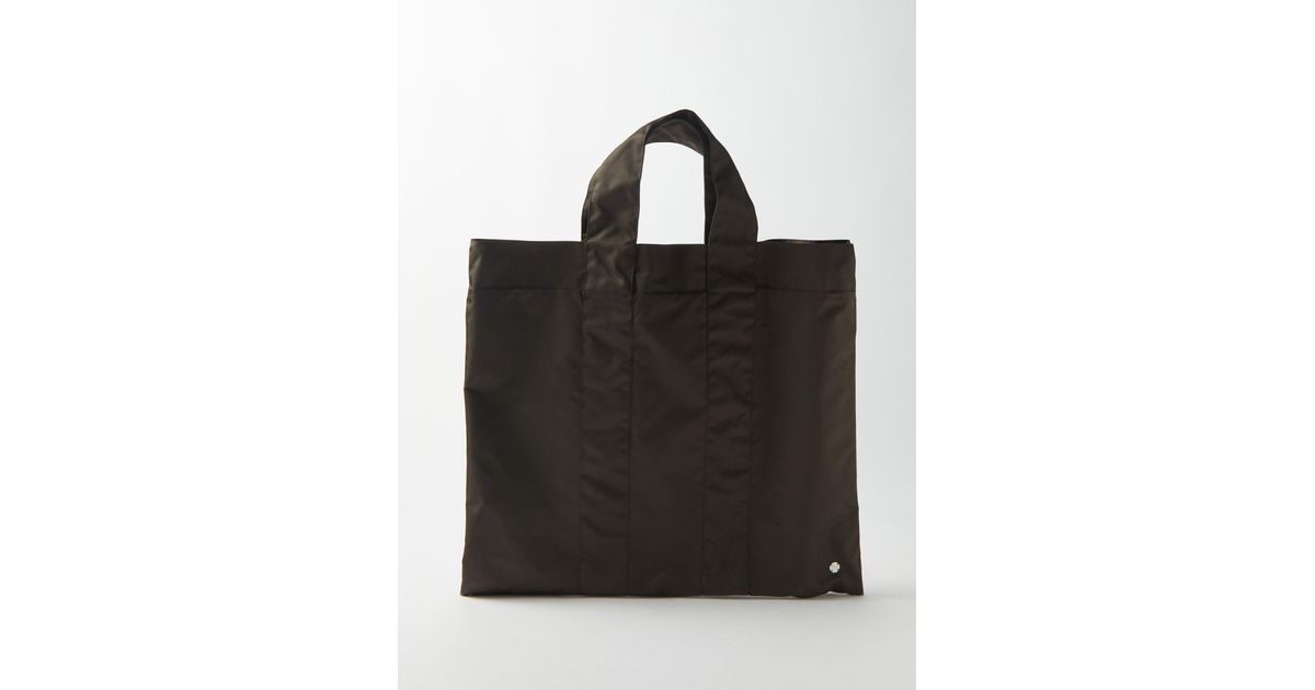 The Row Synthetic Sam Nylon Tote Bag in Dark Brown (Brown) | Lyst Canada