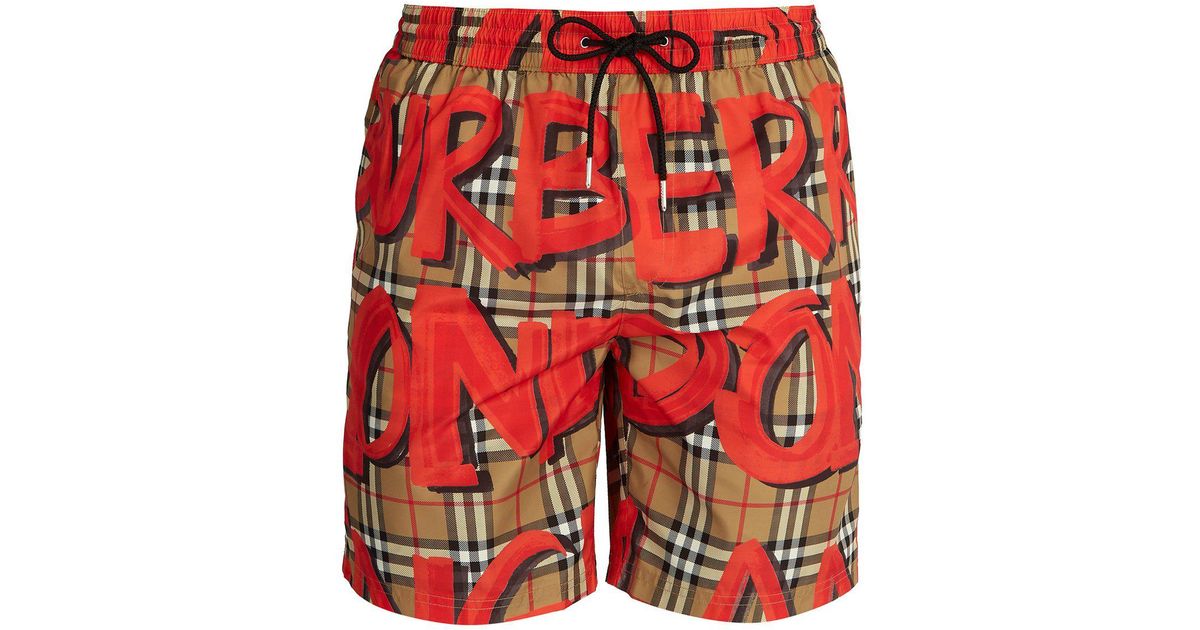 short de bain burberry