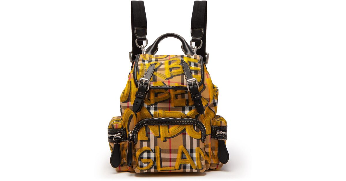 burberry backpack graffiti