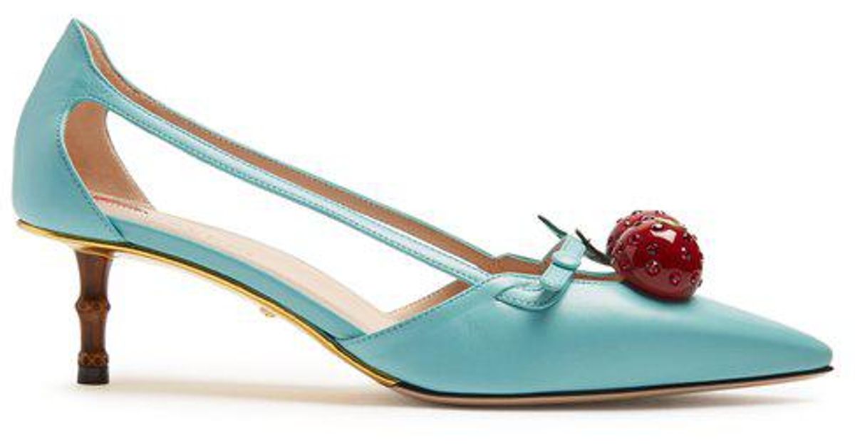 light blue gucci heels