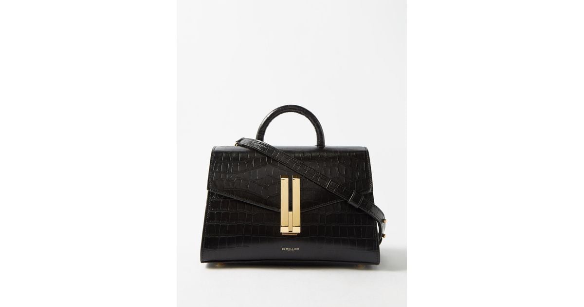 DeMellier The Midi Montreal Leather Cross-body Bag in Black | Lyst