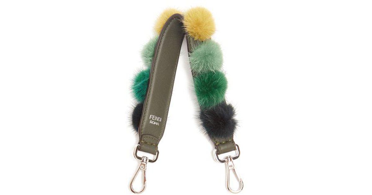 fendi fur strap