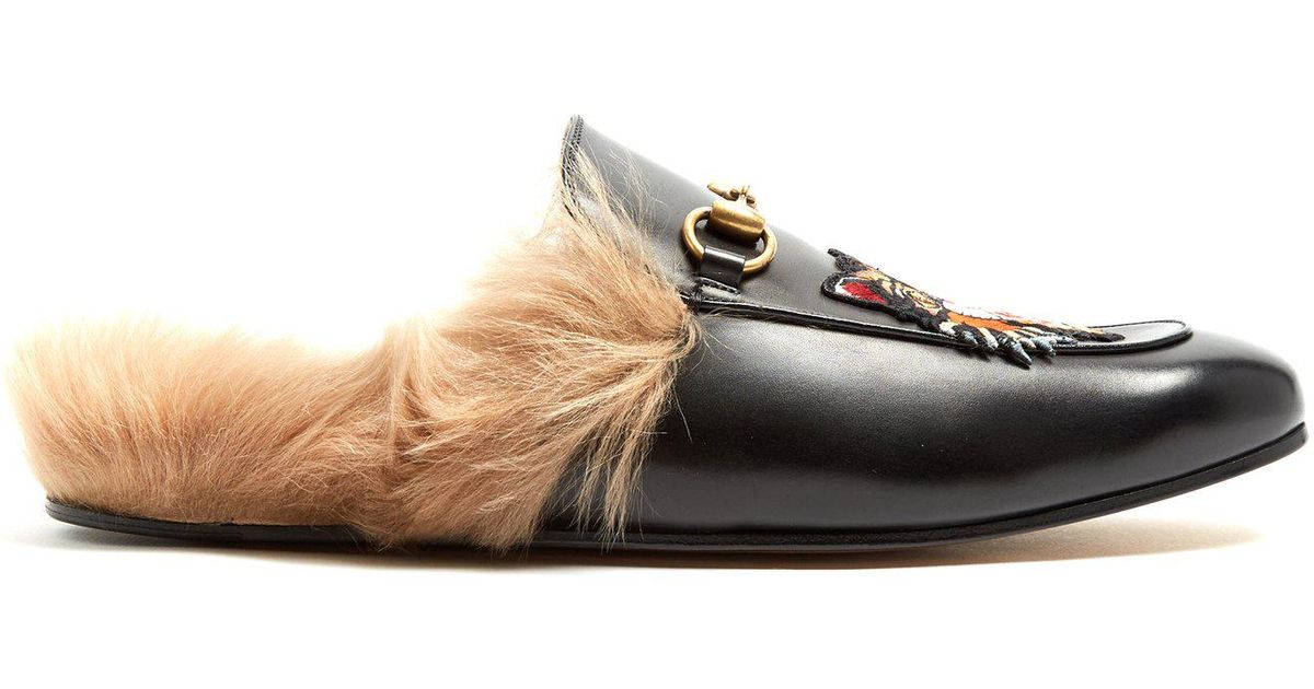 sandale gucci fourrure