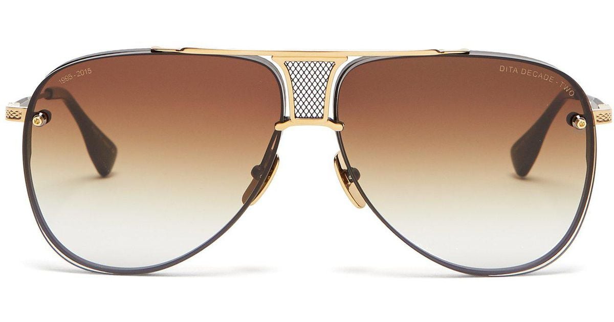 Dita Eyewear Decade Two Aviator Sunglasses for Men - Lyst