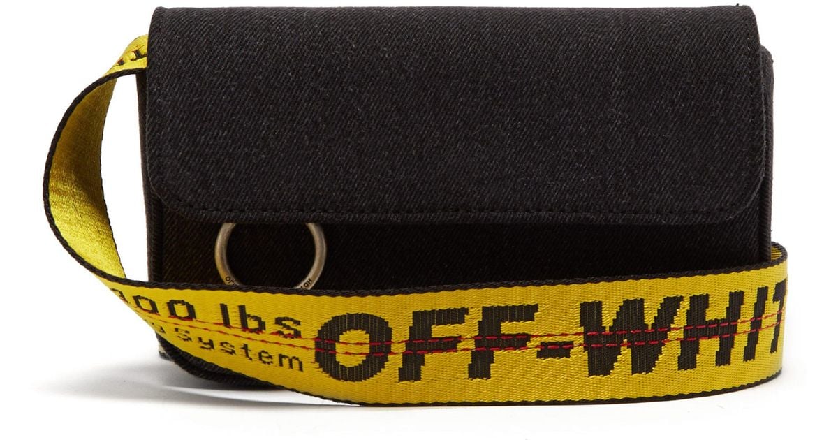 Off white hotsell denim crossbody bag