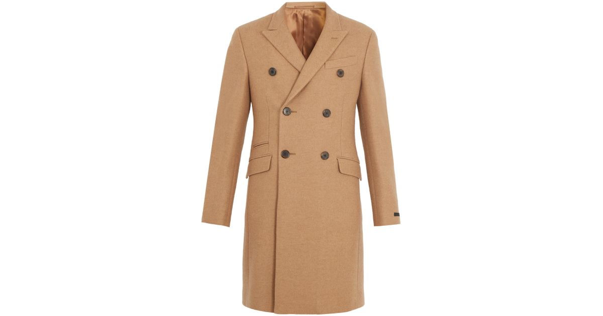 prada camel coat