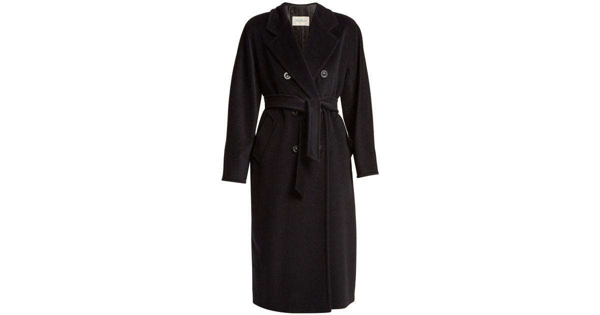 Max Mara Madame Coat in Black | Lyst