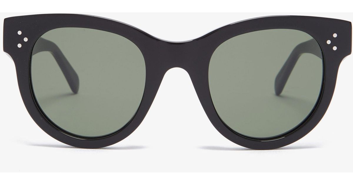 Celine Leather Baby Audrey Cat-eye Acetate Sunglasses | Lyst