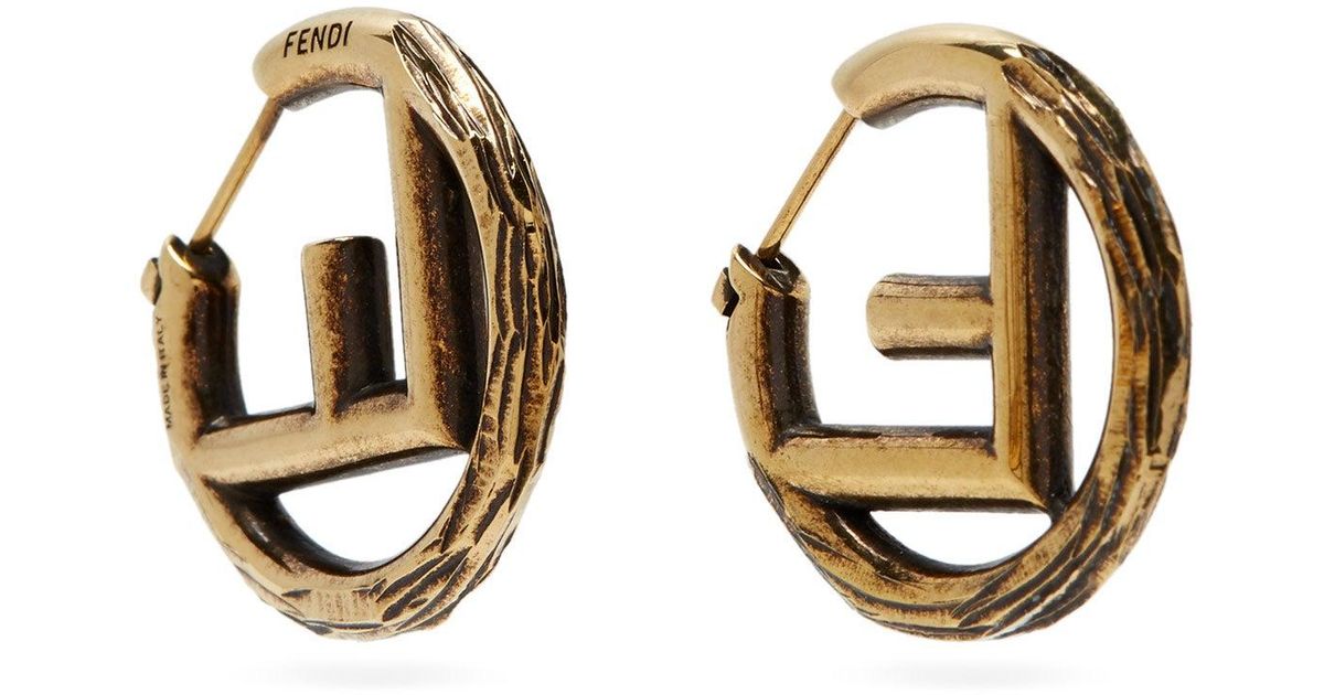 fendi small hoops