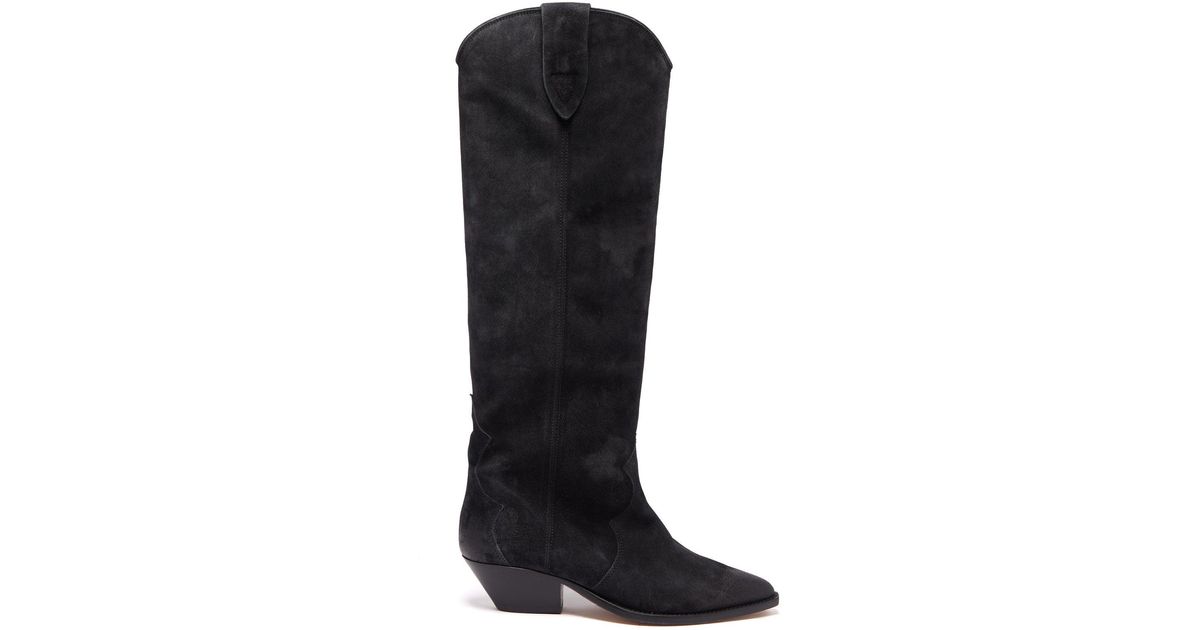 isabel marant denvee suede boot