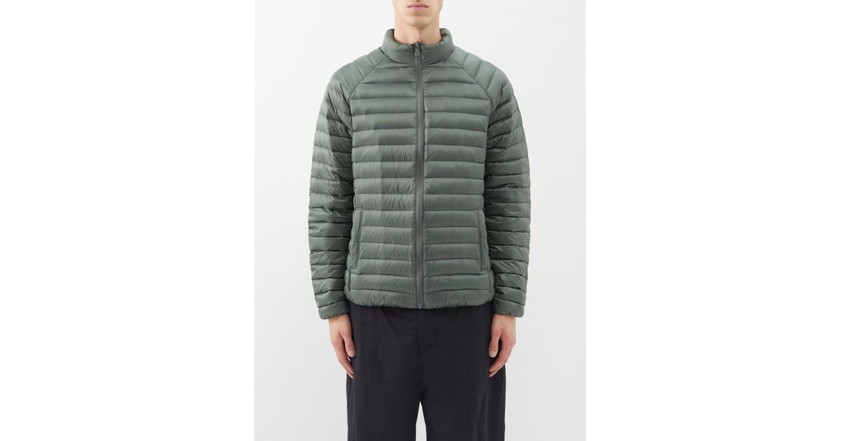Pyrenex Mate Quilted Down Jacket in Gray for Men | Lyst