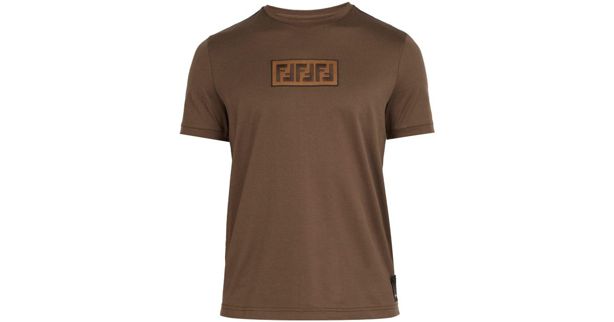 fendi t shirt brown