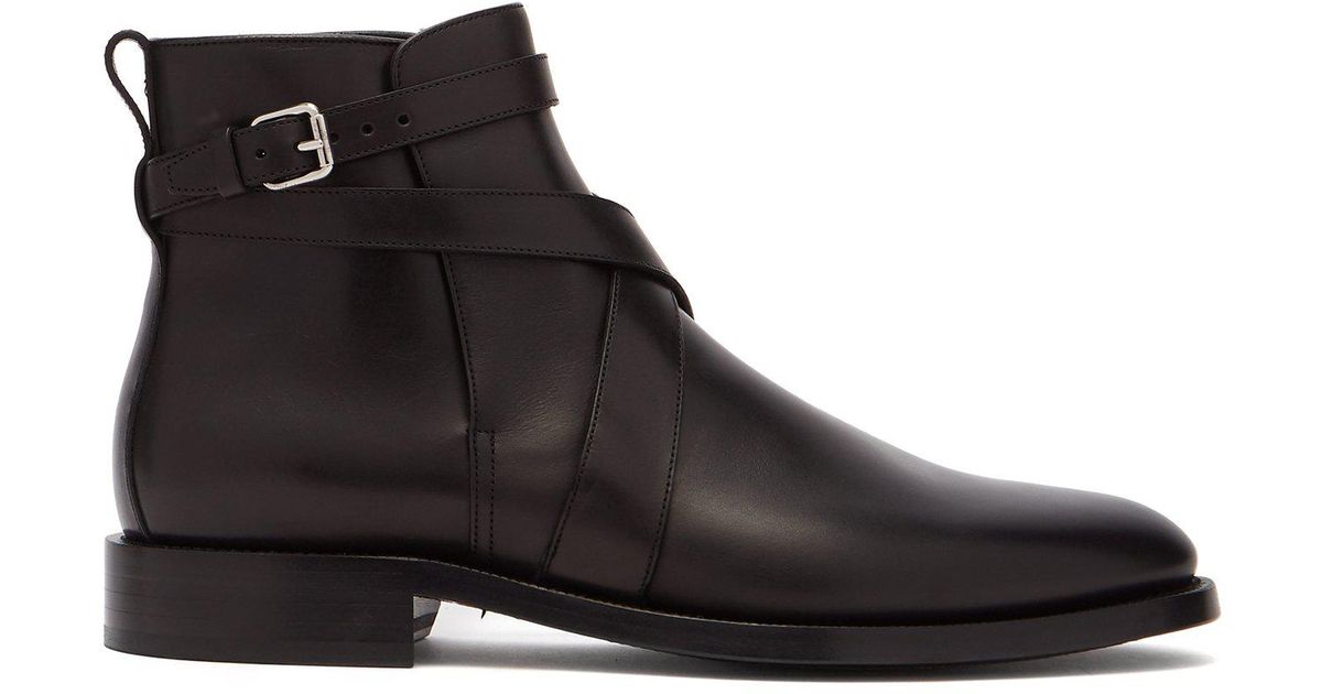 burberry black hurr boots