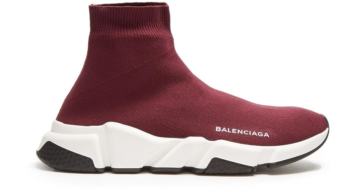 balenciaga sock shoes purple