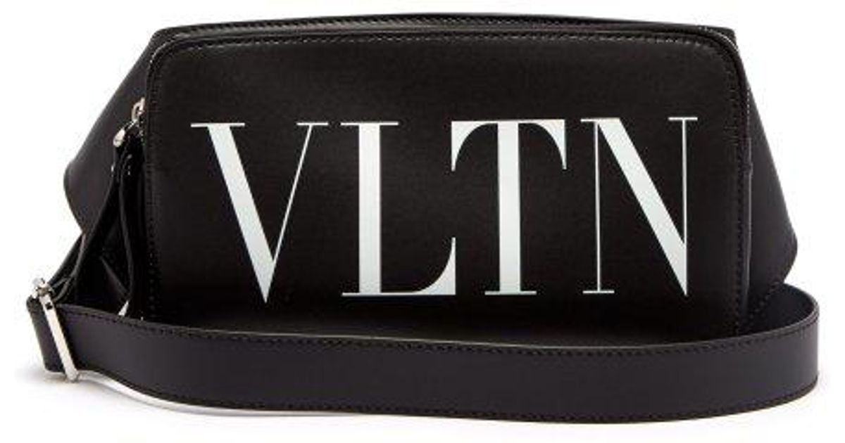 vltn leather belt bag