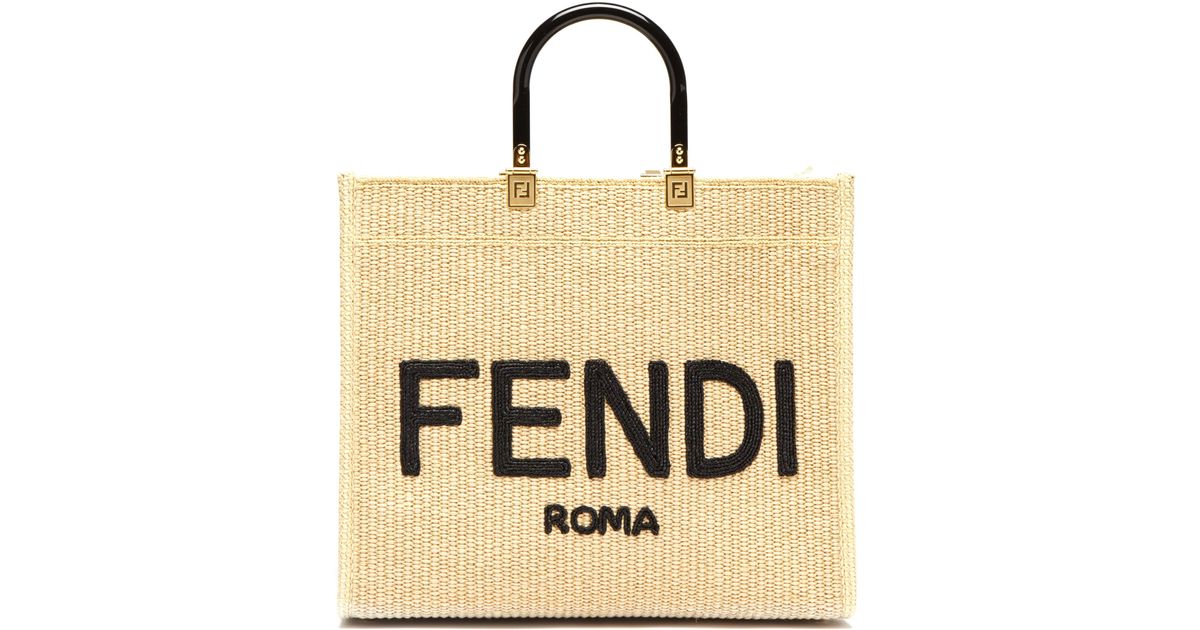 fendi sunshine tote bag small