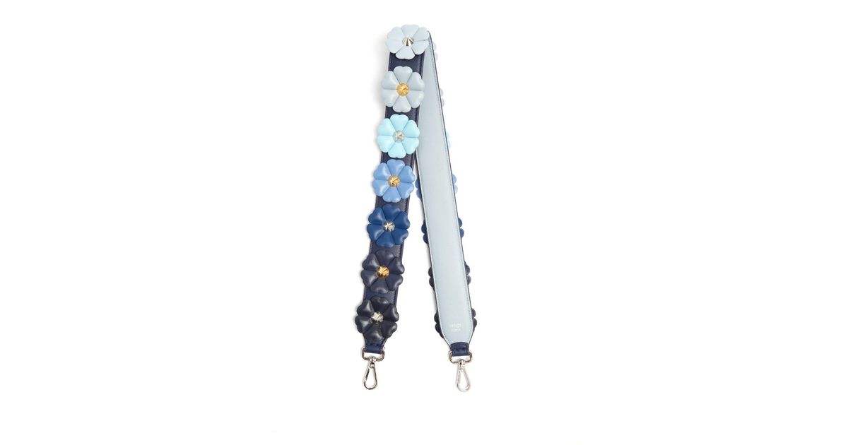 fendi floral strap