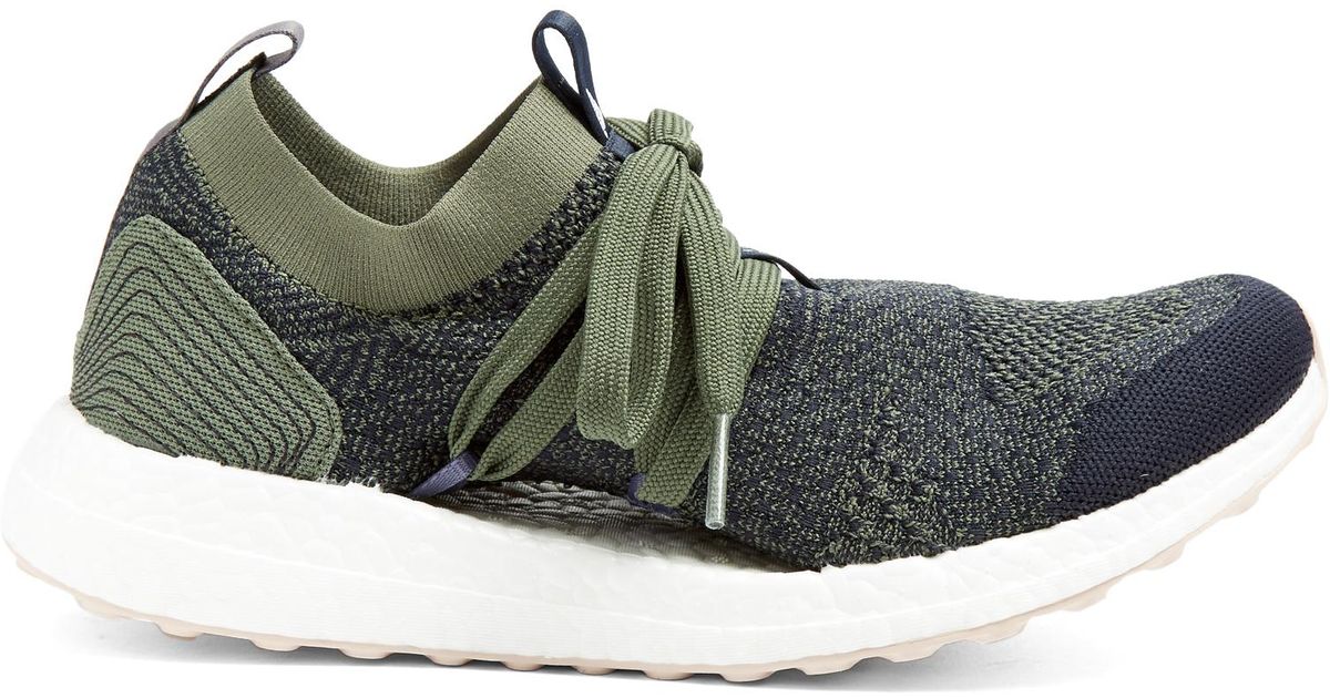 adidas By Stella McCartney Ultra Boost X Parley Knitted Trainers in Green |  Lyst