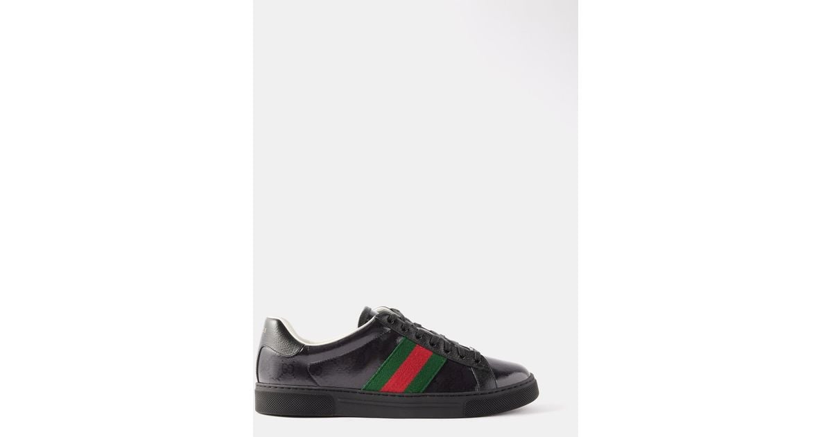 gucci ace gg trainers