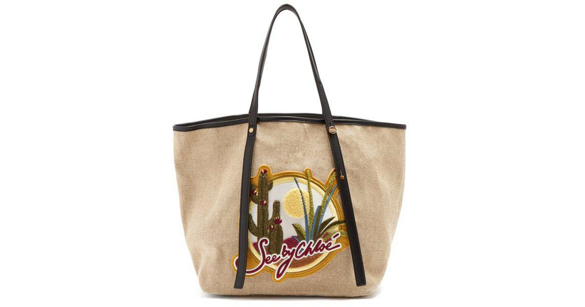 see by chloe canvas tote