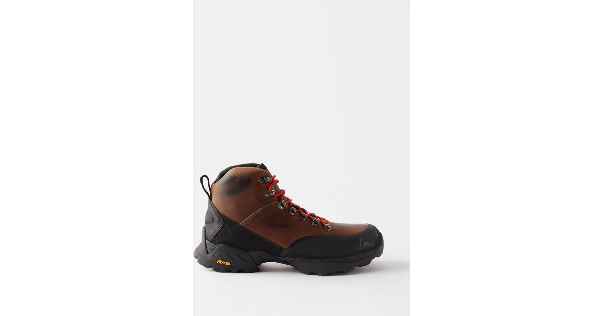 Roa Andreas Leather Hiking Boots in Brown for Men | Lyst