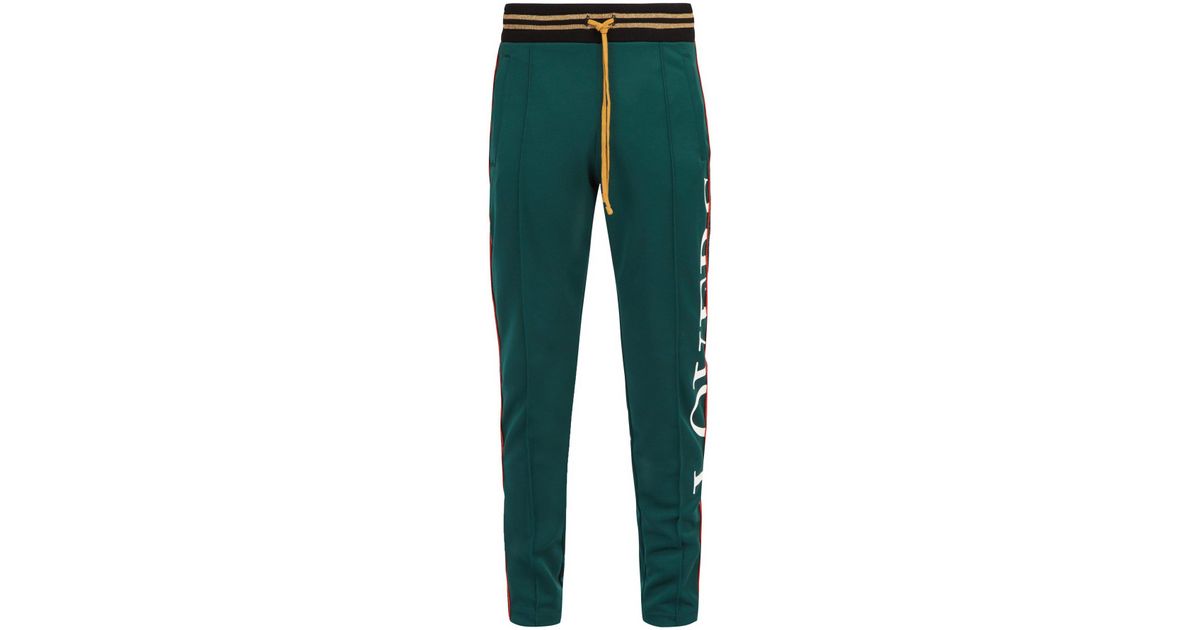 Amiri Lovers Side Stripe Track Pants in Green for Men | Lyst