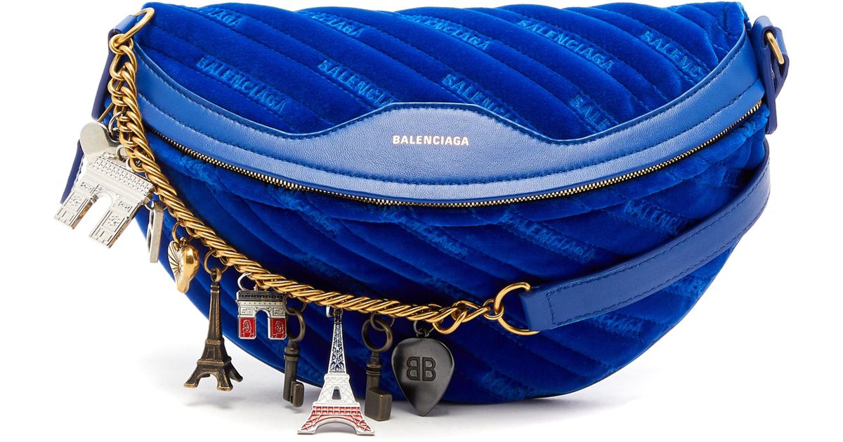 balenciaga velvet bag