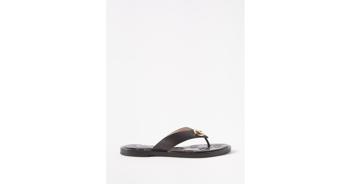Gucci gg hotsell flip flop