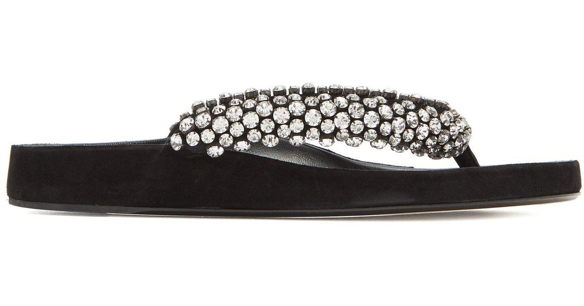 isabel marant crystal sandals