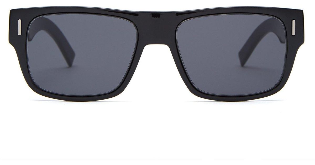 Dior 54mm Fraction Rectangular Sunglasses in Black for Men | Lyst Canada