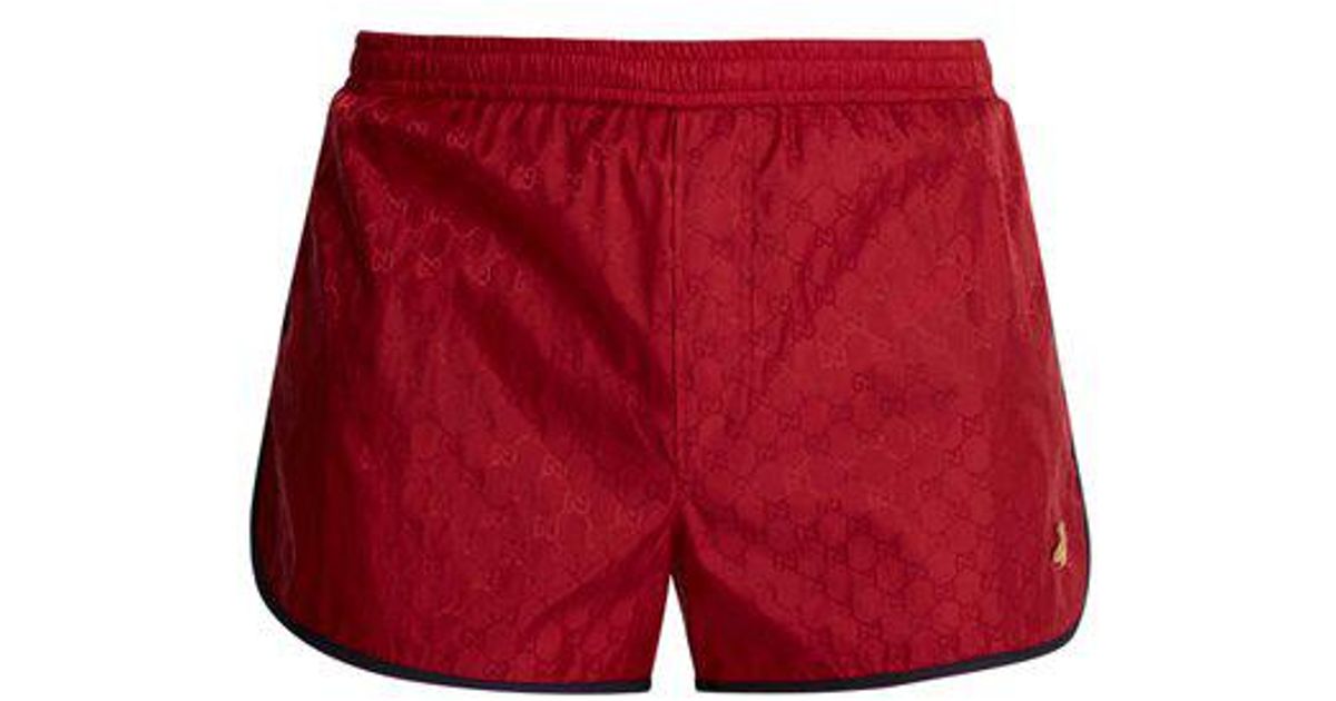 gucci gg jacquard swim shorts