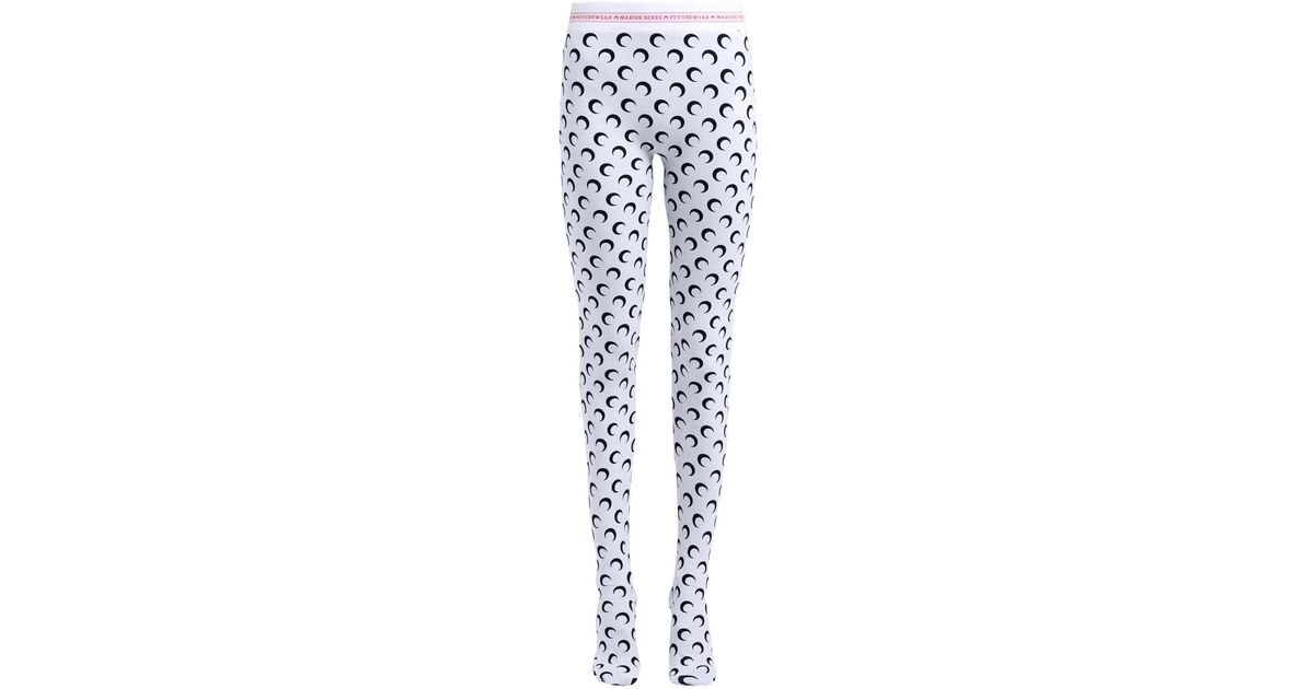 Marine Serre Crescent Moon-print Leggings | Lyst