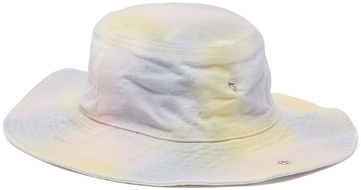 ganni tie dye bucket hat