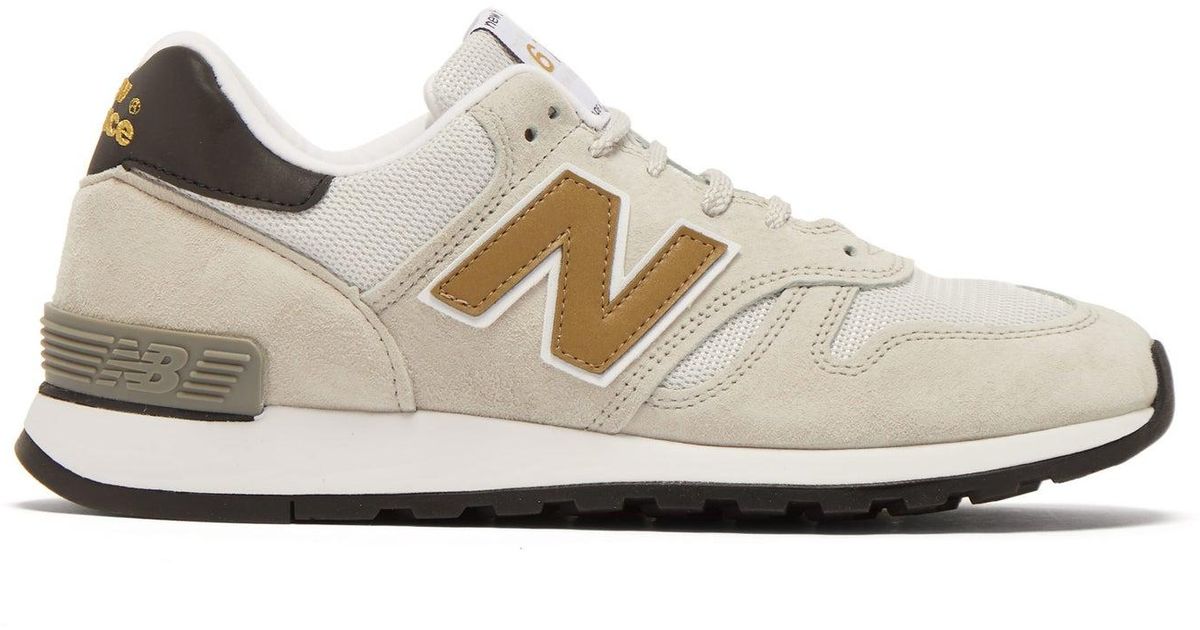 new balance 670 suede and mesh trainers