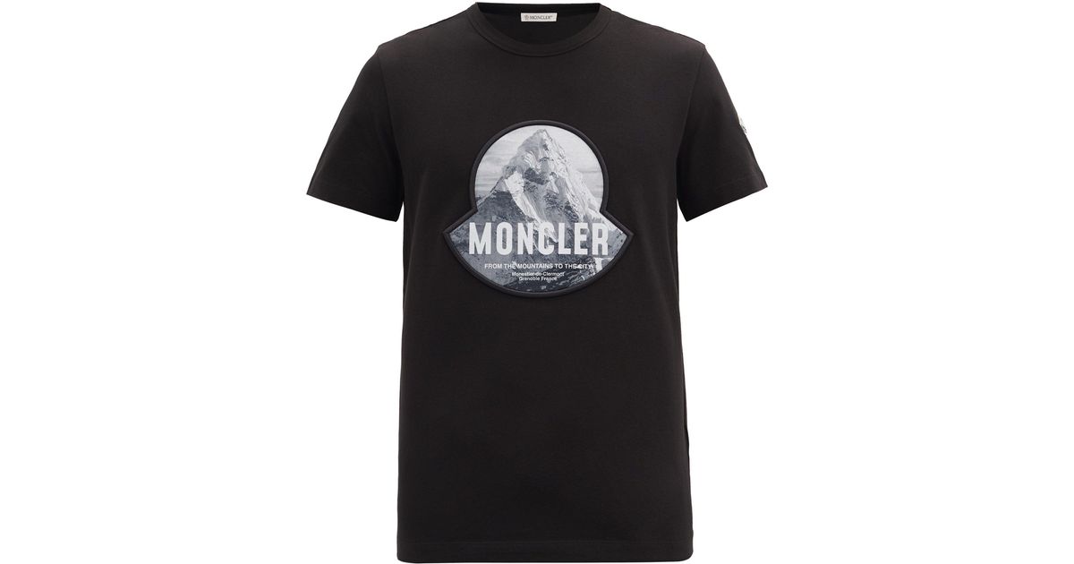 moncler mountain logo t shirt