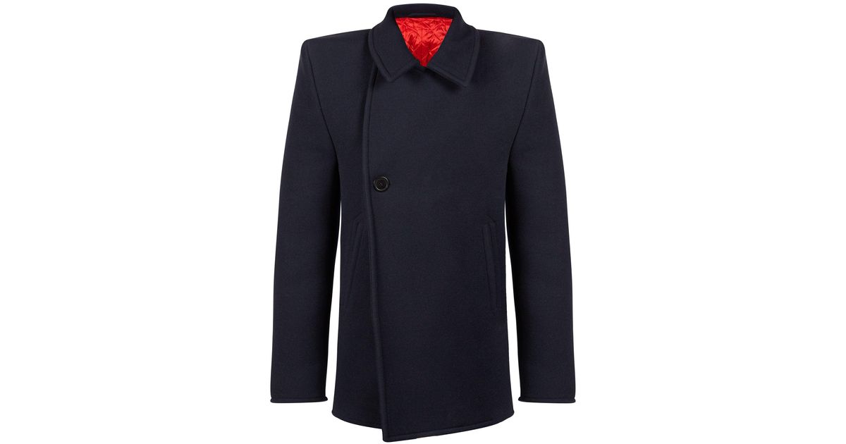 balenciaga structured coat