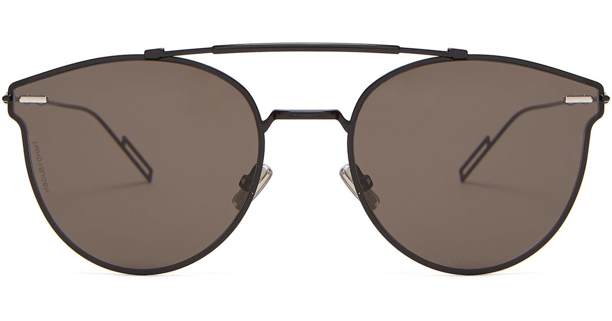 Dior Homme Diorpressure 8072k Aviator-frame Sunglasses in Black for Men |  Lyst UK