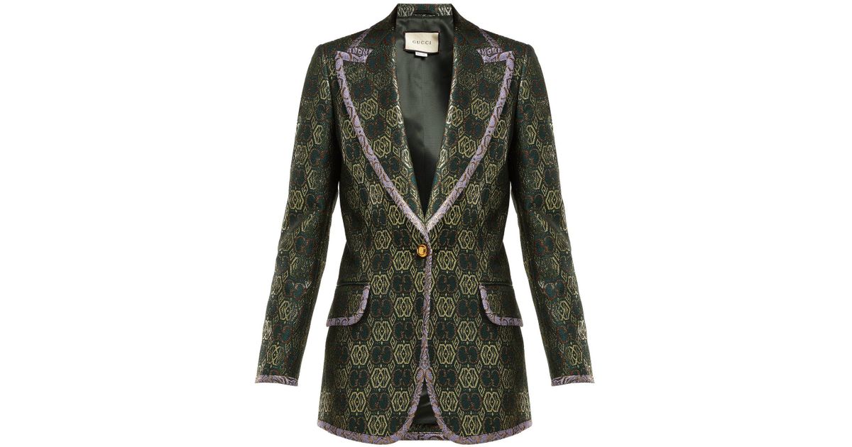 gucci green blazer