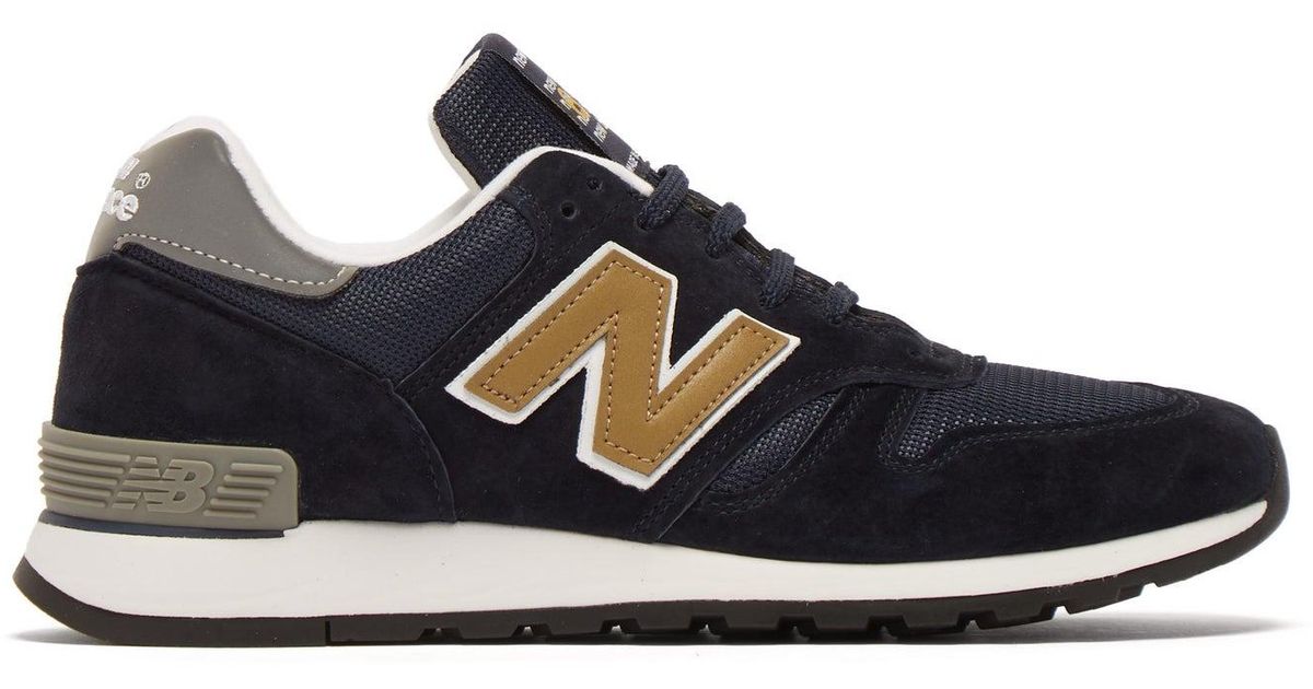 new balance 670 suede and mesh trainers
