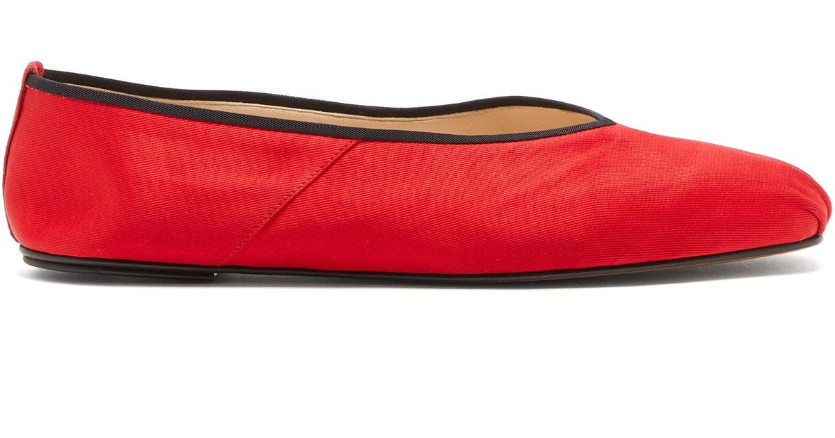 the row elastic ballet flats